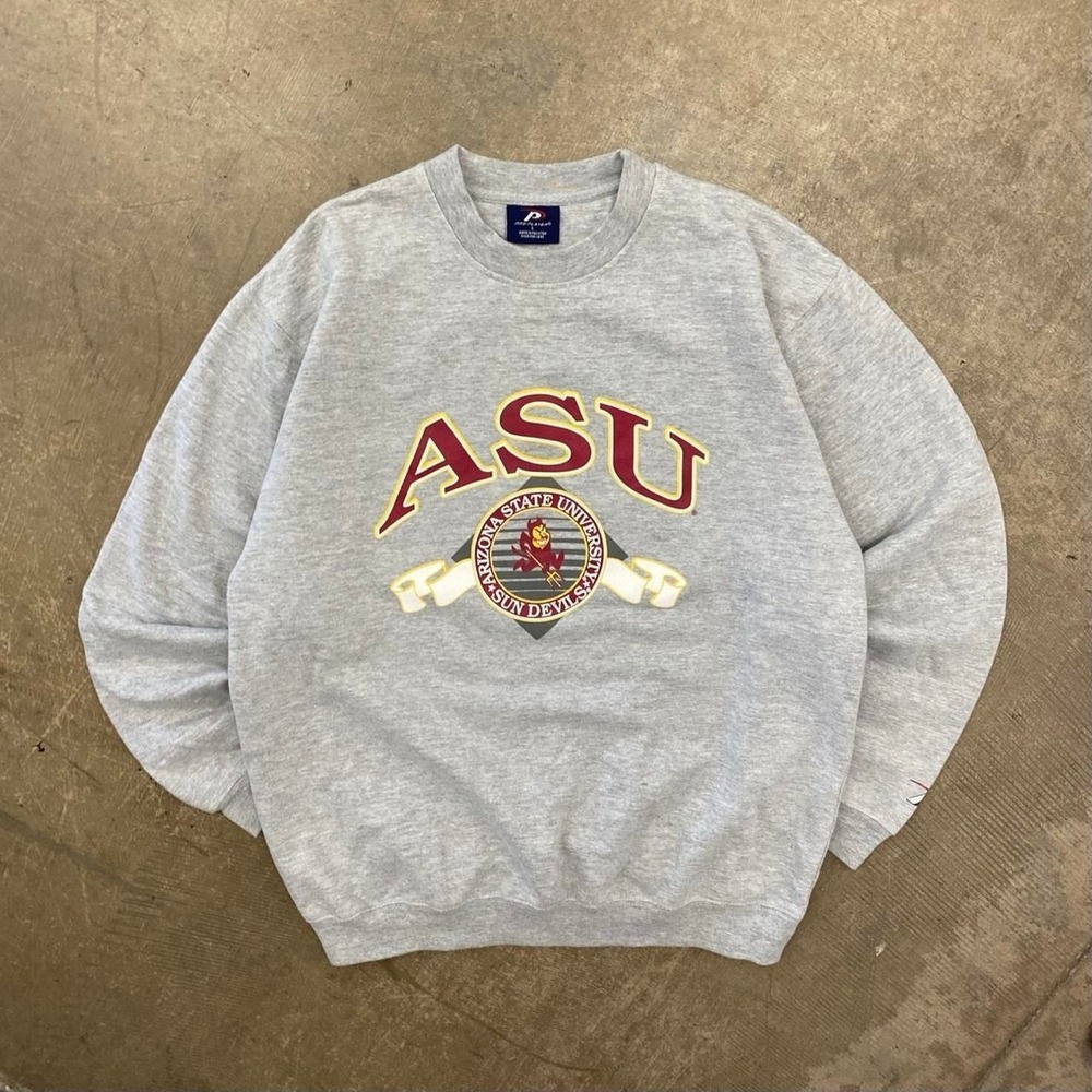 Vintage 90s ASU Arizona State University Sun Devils Pro Player Sparky Crewneck L
